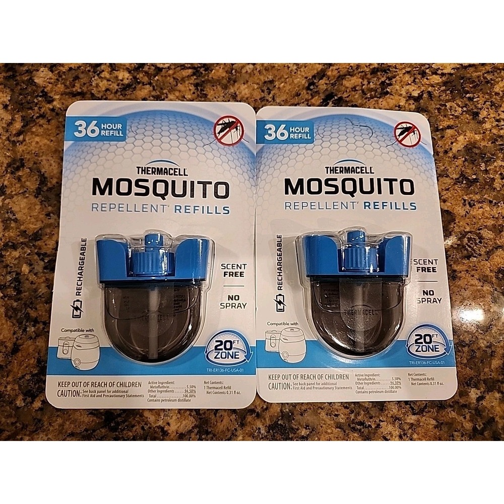 Thermacell ER136 Rechargeable Mosquito Repellent Refill x2